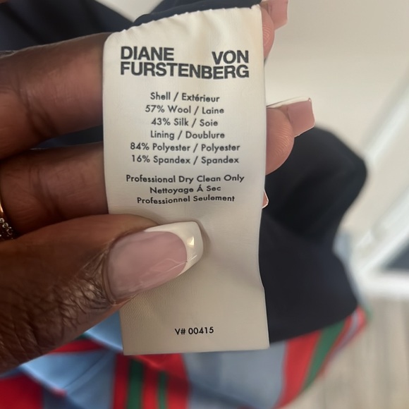 Diane Von Furstenberg Striped Mini Dress - Picture 5 of 5